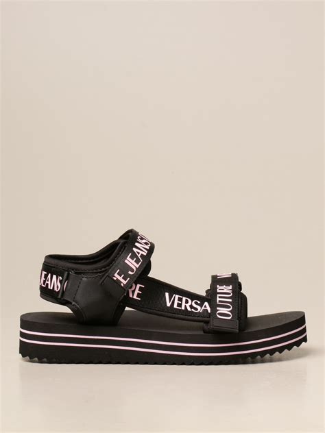 versace sandals for ladies|Versace denim sandals.